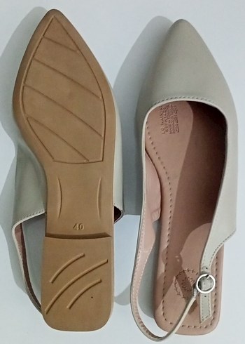 LC Waikiki Bej Tokalı Kadın Dolgu Topuk Babet