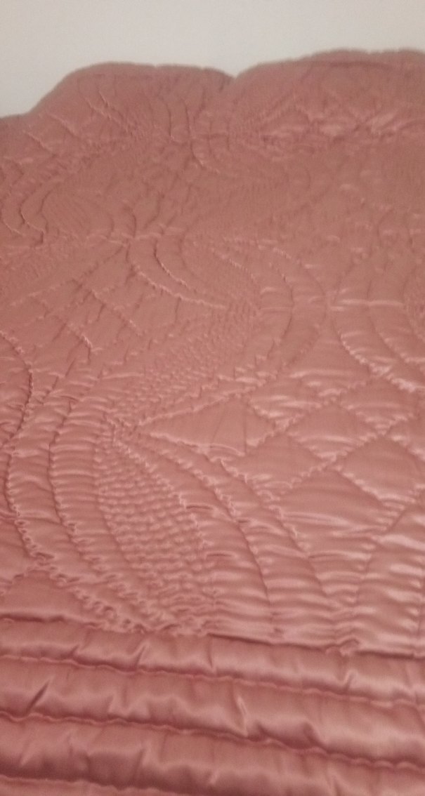 el yapımı saten çift kişilik yorgan - Görsel 3