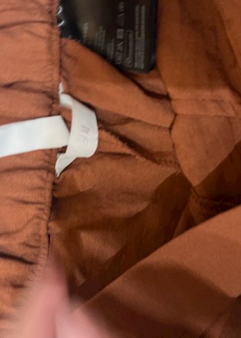 Kahverengı turuncu gıbıde pantolon - Görsel 3