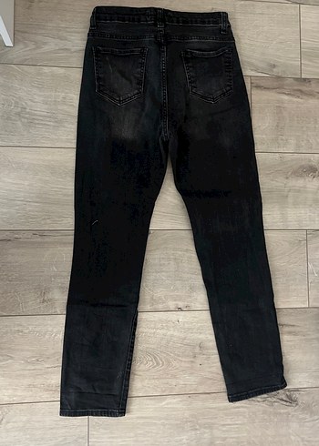 Diğer Siyah Normal Boy Kadın Denim Pantolon