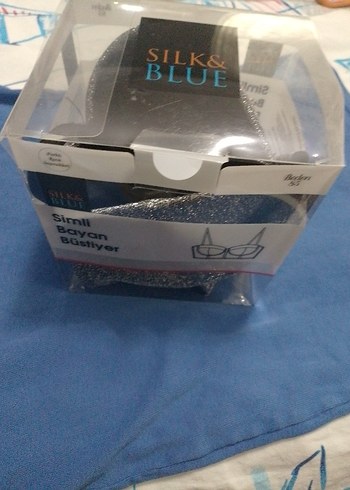 Gri Payetli Straplez Bustiyer - Görsel 5