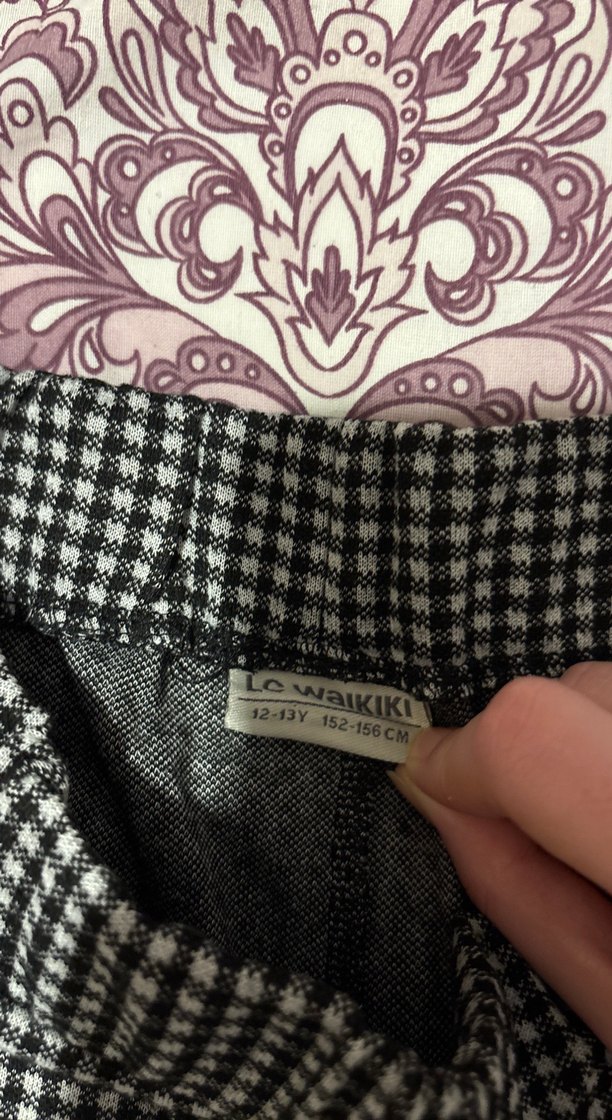 Kareli siyah beyaz bol alt - Görsel 4