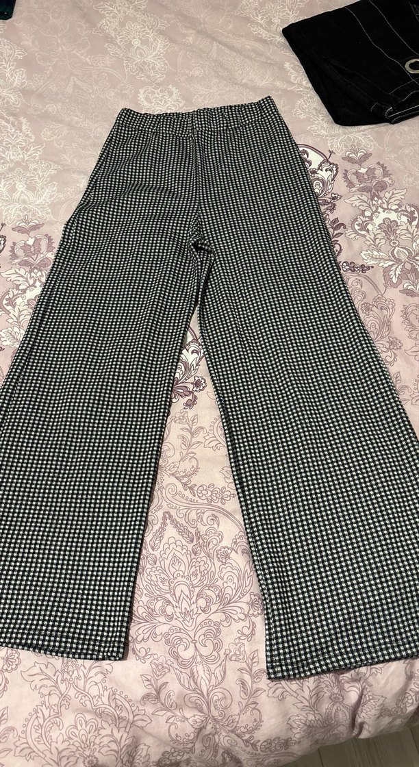 Kareli siyah beyaz bol alt - Görsel 2