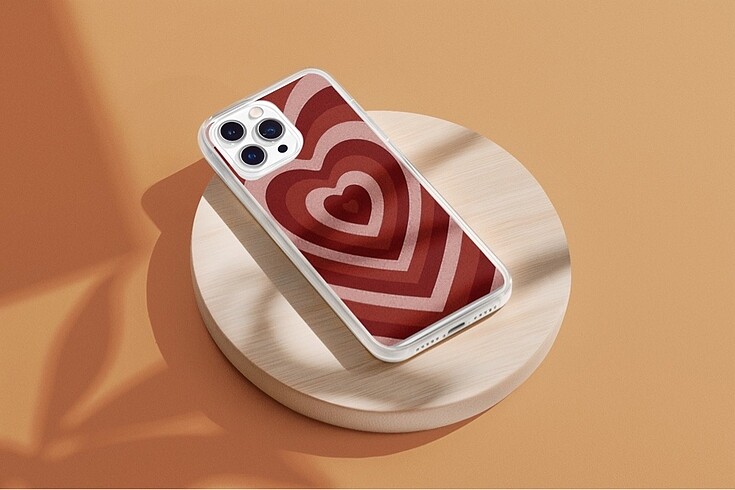 her model bulunurr kalpli telefon kılıfı