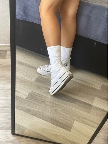 38 Beden beyaz Renk Converse kadın ayakkabı