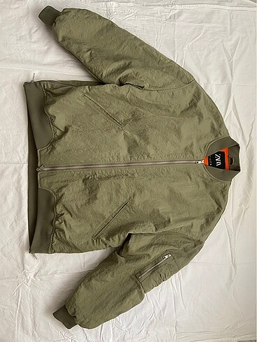 Su geçirmez naylon oversıze bomber ceket