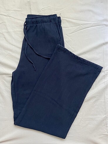 Stradivarius DÖKÜMLÜ KETEN PANTOLON