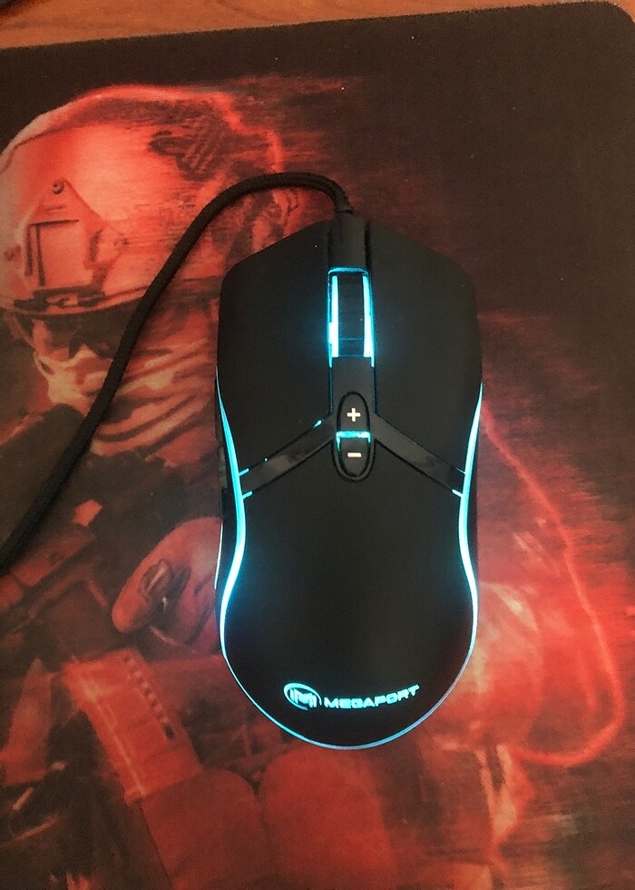 Renkli ışıklı mouse - Görsel 2