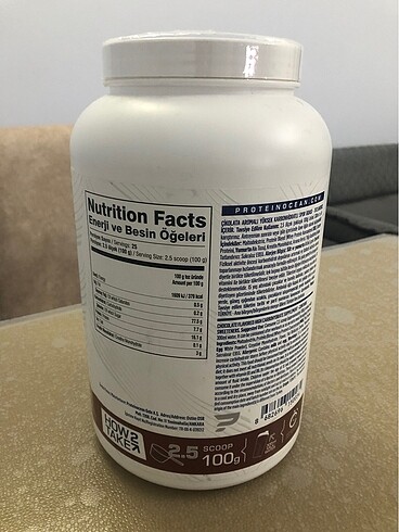 Beden Renk Kullanılmamış kapalı kutu-2.5KG Protein Ocn Mass Gainer