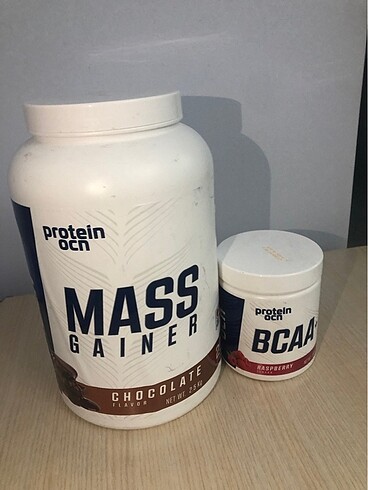 Az kullanılmış-Protein OCN Mass Gainer ve BCAA+