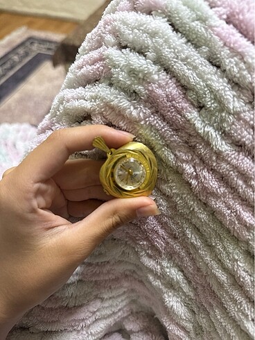  Beden altın Renk Antika saat kolye ucu