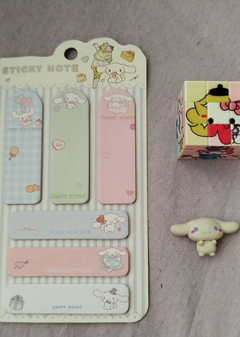 Sanrio Figür, Küp ve Sticker