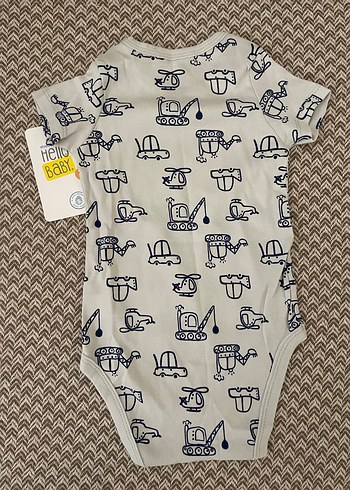 Kısa Kollu Bebek Erkek Body - Görsel 3