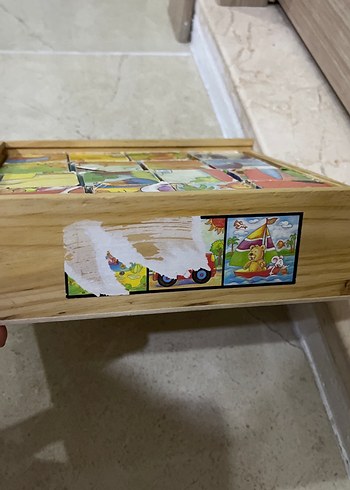 Beden Renk Çocuklar için Renkli Ahşap Puzzle