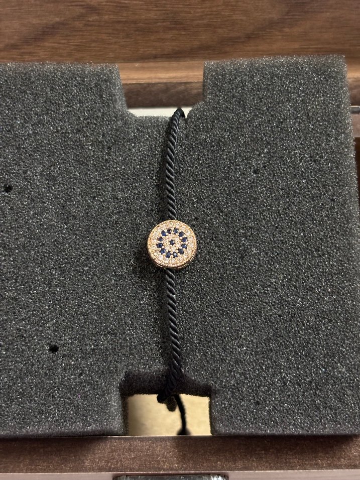 Bohem Siyah Boncuklu Minimalist Bileklik - Görsel 2