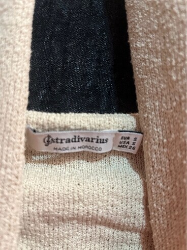 Stradivarius Stradivarius Krem Halter Yaka Bağlamalı Crop ? S Beden