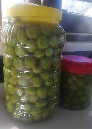Yesil zeytin el kırması