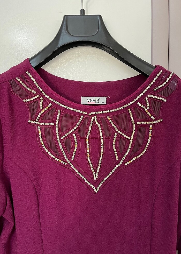 Abiye Kumaş Elbise - Görsel 2