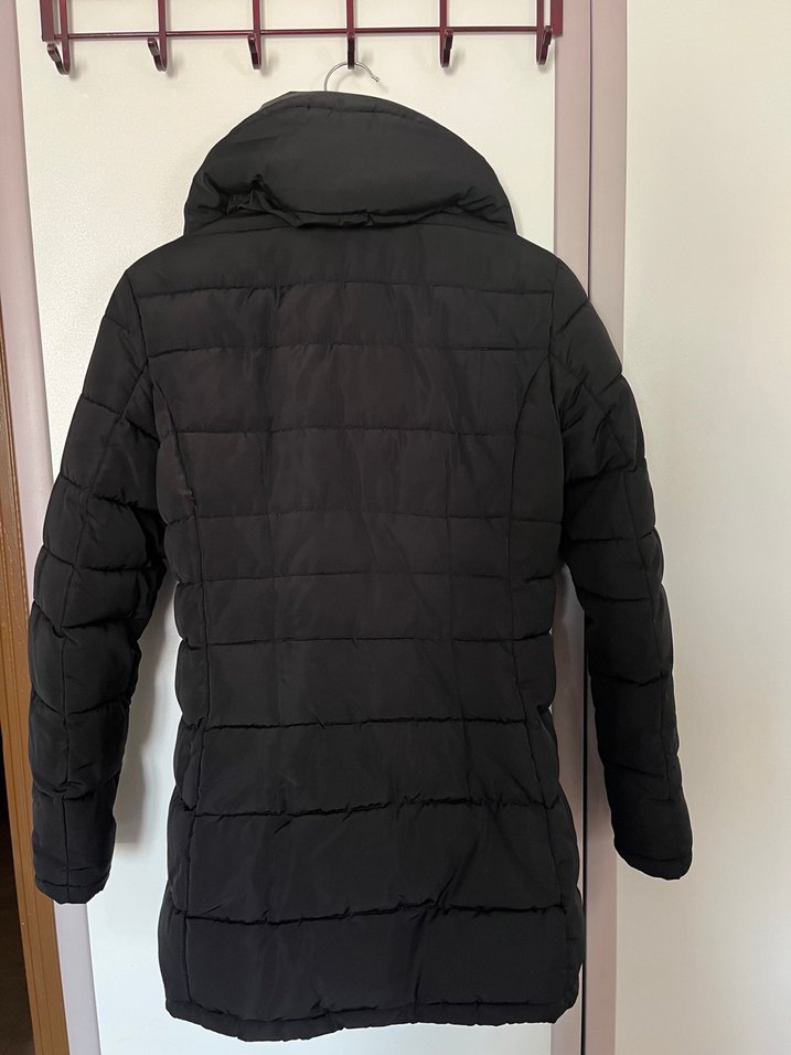 Kadın Siyah Şişme Mont - Görsel 4