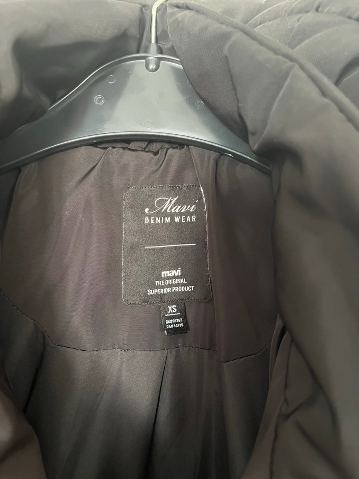 Kadın Siyah Şişme Mont - Görsel 3