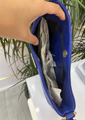 Mavi Prada Kadın Omuz Çantası - Görsel 5