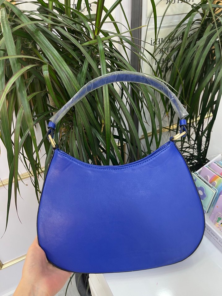 Mavi Prada Kadın Omuz Çantası - Görsel 4