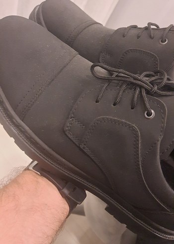 Siyah Erkek Klasik Deri Ayakkabı - Görsel 9