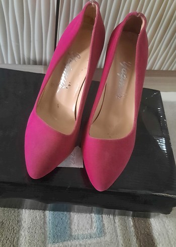 Pembe Stiletto Topuklu Kadın Ayakkabı - Görsel 8