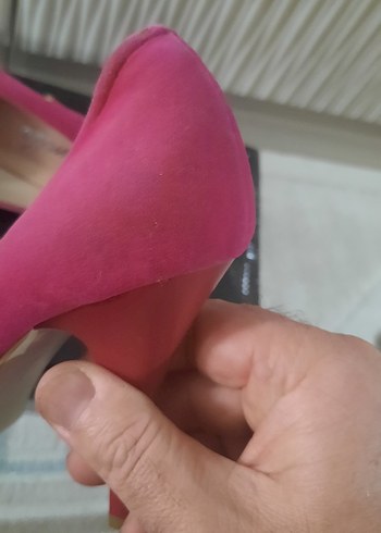 Pembe Stiletto Topuklu Kadın Ayakkabı - Görsel 7