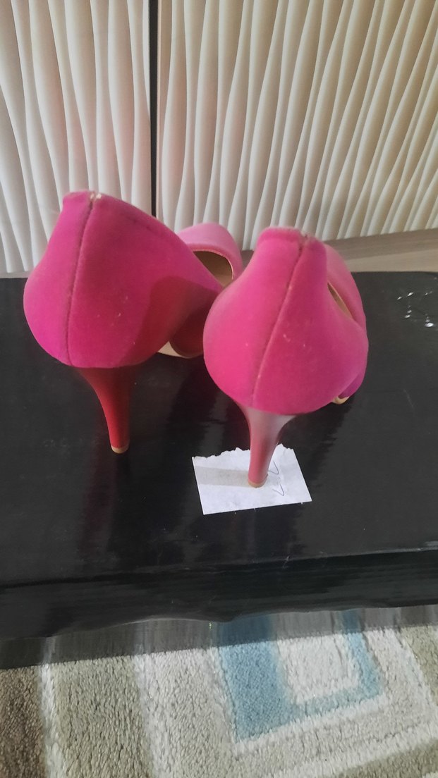 Pembe Stiletto Topuklu Kadın Ayakkabı - Görsel 2