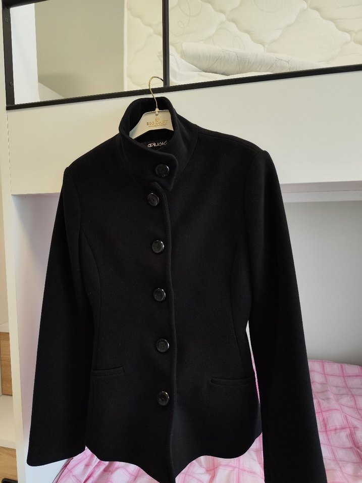 ADİL IŞIK KABAN, DİK YAKA KABAN, BELE OTURAN CEKET - Görsel 2