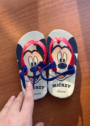 LC Waikiki Erkek Çocuk Renkli Mickey Kayışlı Terlik