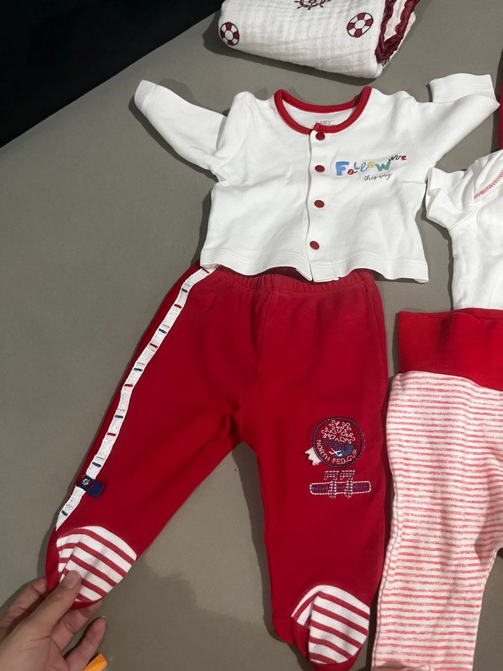 Yeni doğan Hastane çıkış seti 10 parça - Görsel 4