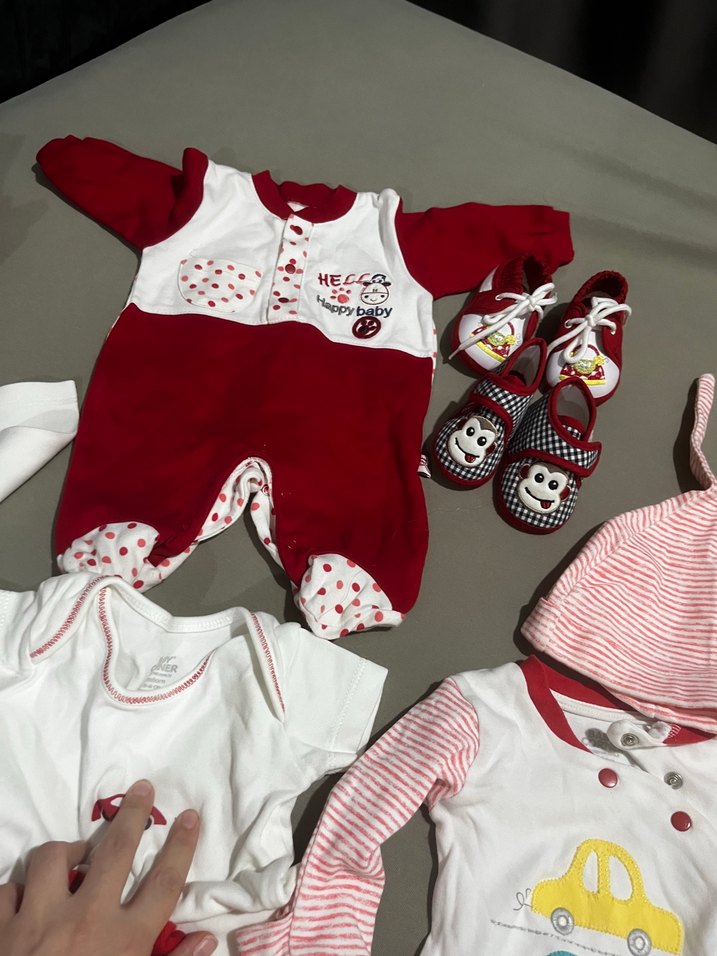 Yeni doğan Hastane çıkış seti 10 parça - Görsel 3