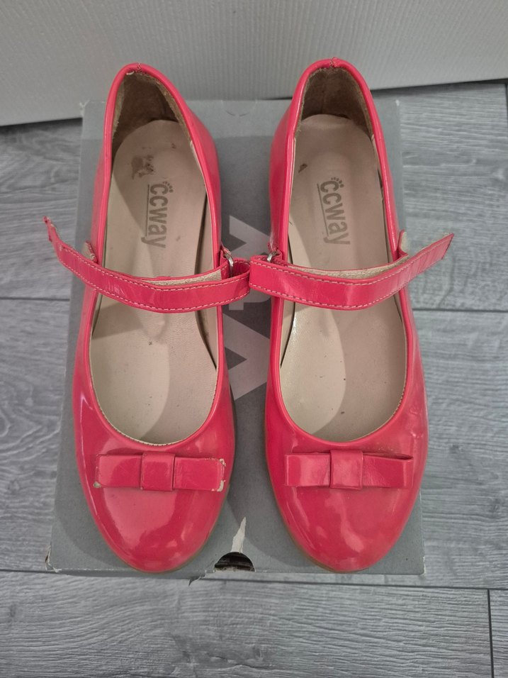 Canlı Pembe Fiyonklu Mary Jane Babet — görsel 2/7