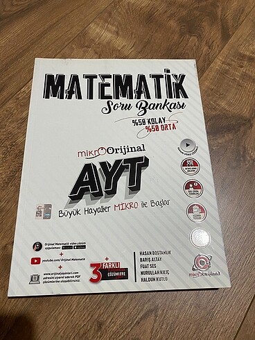 mikrorijinal Ayt Matematik Soru Bankası