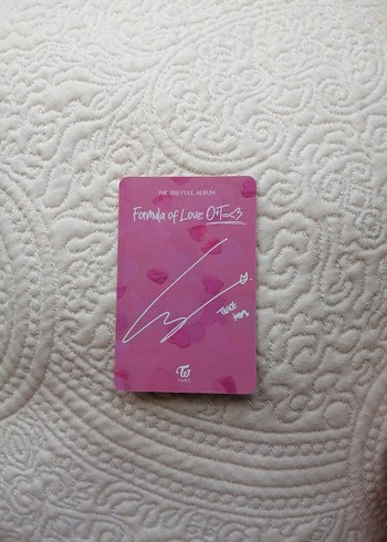 Diğer Twice chaeyoung chae orjinal pc photocard album