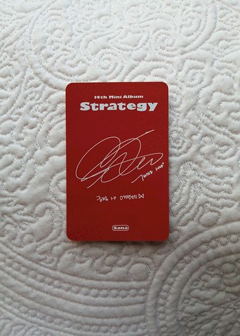 Diğer Twice sana orj strategy pc photocard album