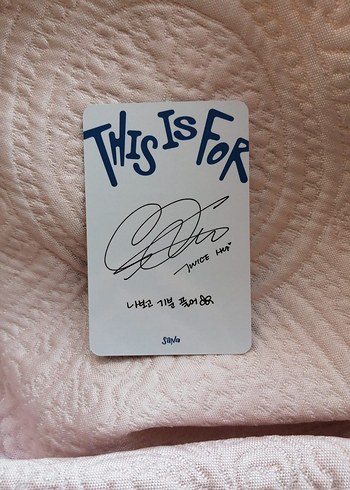 Twice sana orjinal this is for pc photocard album - Görsel 2