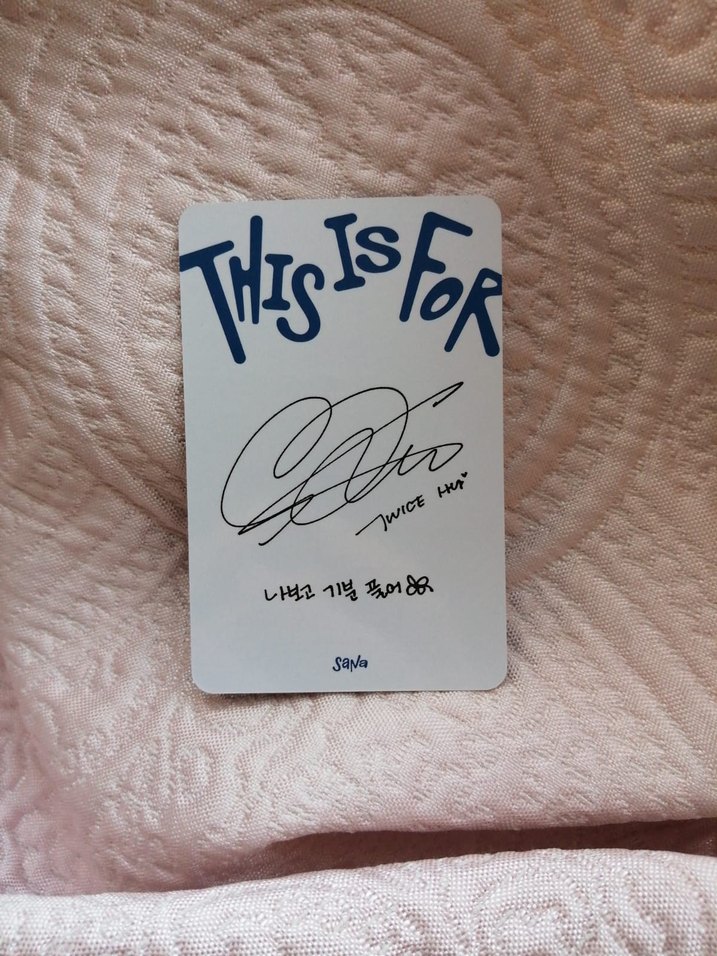 Twice sana orjinal this is for pc photocard album - Görsel 2