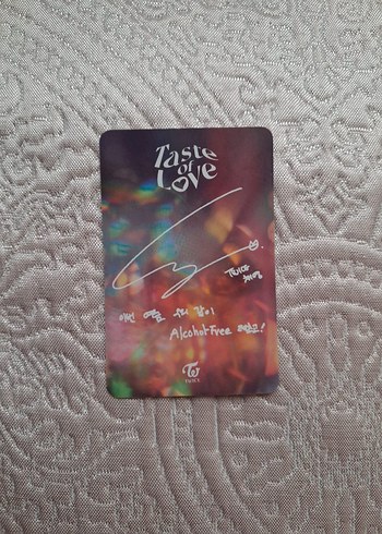 Twice bardak pasta chaeyoung chae pc photocard album orjinal - Görsel 2