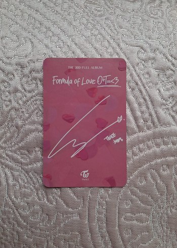 Twice gözlük chaeyoung chae orjinal pc photocard album - Görsel 2
