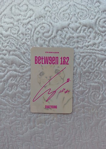 Diğer Orjinal tiger chaeyoung pc photocard twice