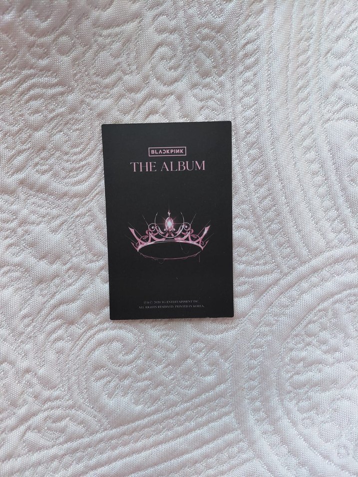 Blackpink jennie the album orjinal pc photocard album - Görsel 2