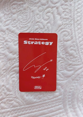 Diğer Twice chaeyoung orjinal strategy pc photocard