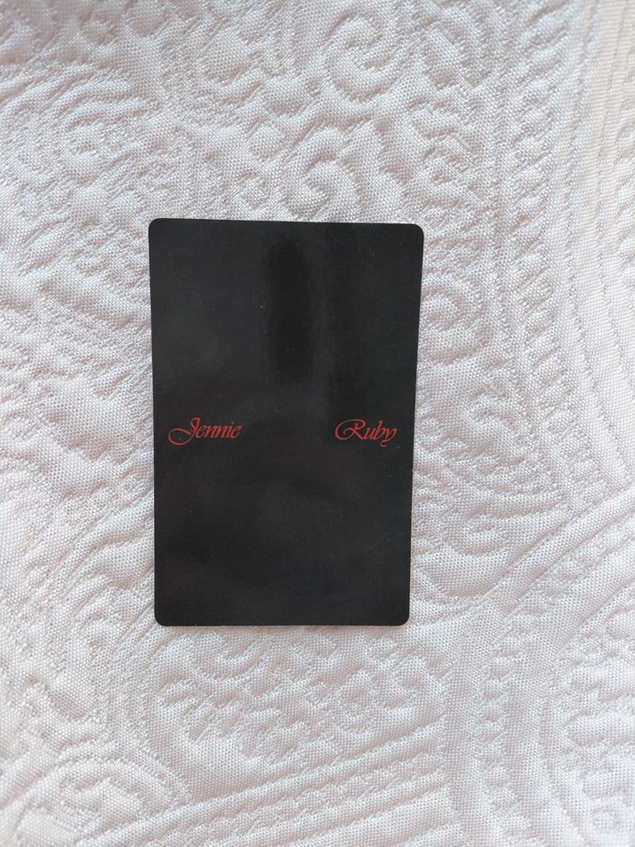 Blackpink yanak jennie orjinal ruby zen pc photocard - Görsel 2