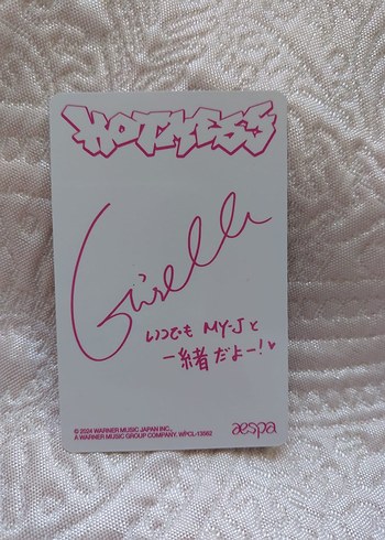 Diğer Aespa giselle orjinal hotmess pc photocard