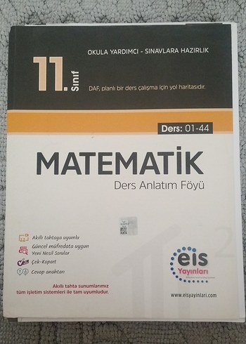 11. Sınıf Matematik Ders Anlatım Föyü EİS