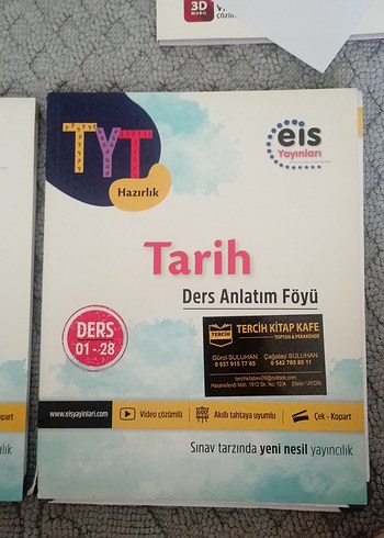 TYT Coğrafya ve Tarih Ders Anlatım Föyü Seti