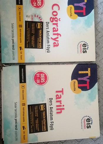 TYT Coğrafya ve Tarih Ders Anlatım Föyü Seti